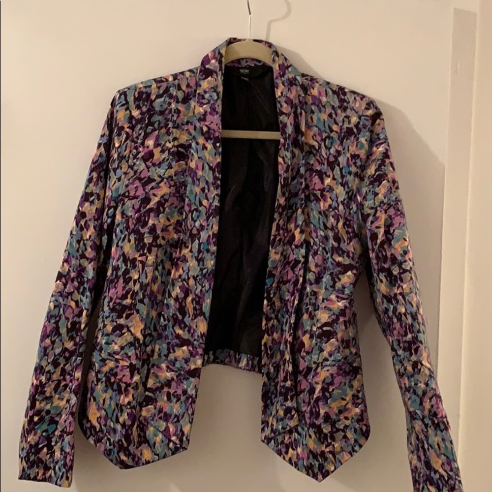Floral blazer
